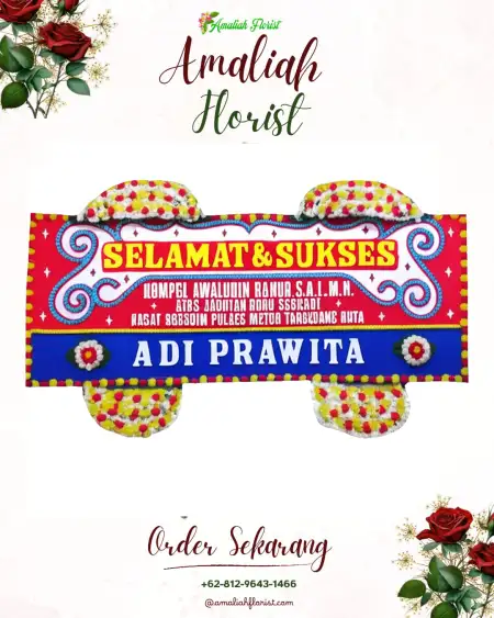 Papan Bunga Ucapan Selamat Gandri